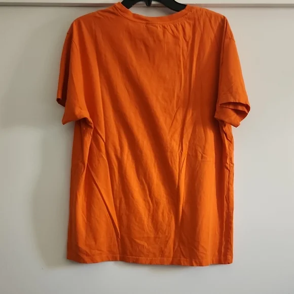 US Polo Men's Orange T-Shirt - Picture 4 of 6